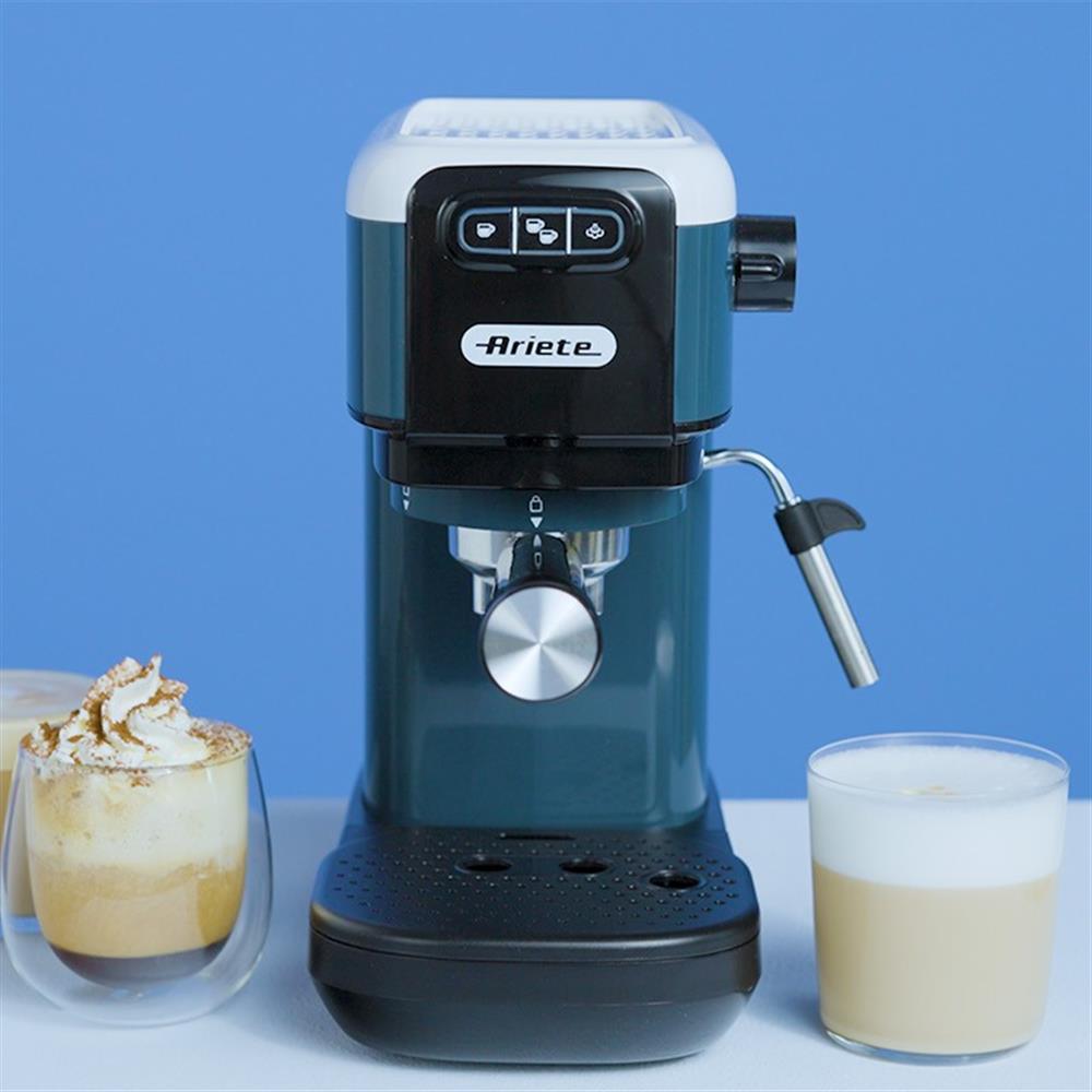 Ariete Espressomaschine, Snow White, Siebträgermaschine für Pulver und ESE-Pads