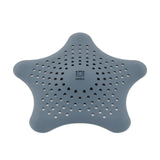 Umbra Starfish Abfluss Haarfänger mit Saugnäpfen, Silikon Abflusssieb, in Schieferblau