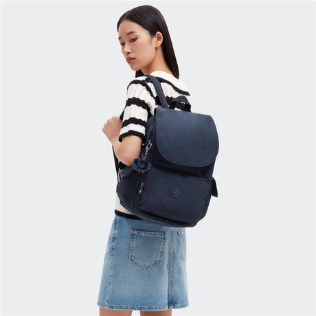 Kipling CITY PACK Medium Rucksack - 16L, Wasserbeständig, Blau, Stilvoll & Praktisch