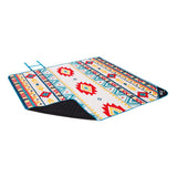 NILS CAMP Picknickdecke Aztec 195x200 cm - Outdoor Decke für Strand, Garten & Camping