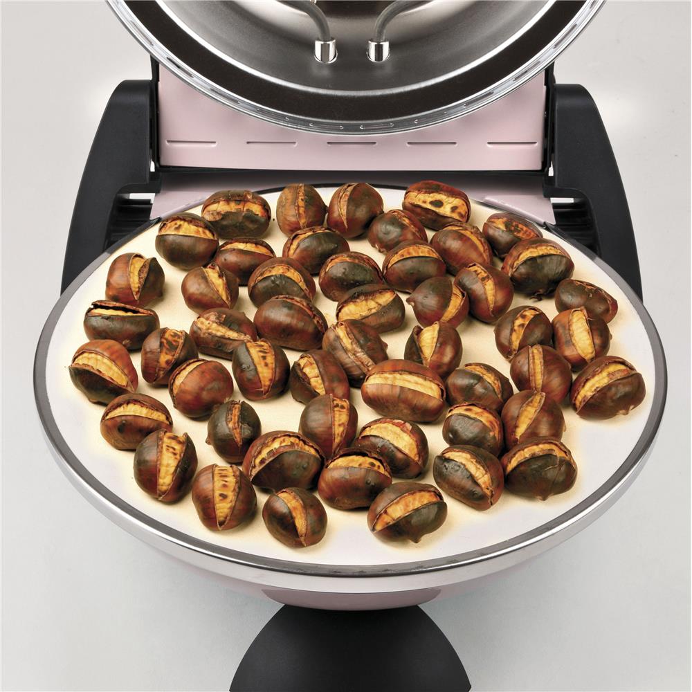 G3Ferrari elektrischer Pizzaofen Delizia 1200 W für Pizza Ø 31cm icy pink Pizzamaker mit feuerfestem Naturstein - Limitierte Edition