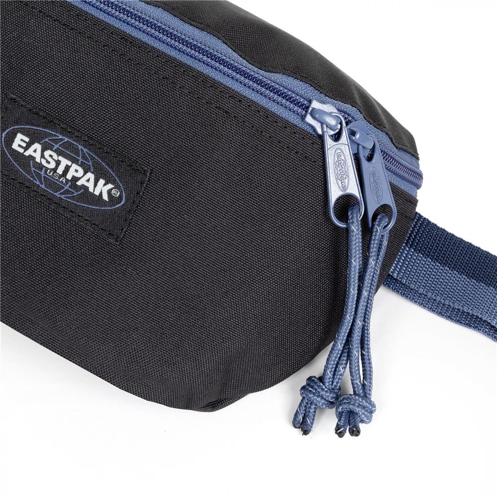 Eastpak SPRINGER, Kleine Umhängetasche, Kontrast Prep Black (blau) , 2L, Bauchtasche