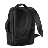 NILS Laptop Rucksack 15L Schwarz - mit USB- und USB-C-Anschlüssen Arbeit Schule Uni Reisen
