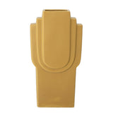 Bloomingville Ata Vase Gelb Steingut 16,5 x 30,5 x 7,5 cm Dekovase Dänisches Design