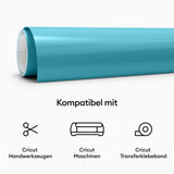 Cricut Wärmeaktivierte Vinyl Folie HOT Blau Farbveränderung gestalten dekorieren Vinylaufkleber
