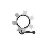 Langhantelverschlüsse 50 mm Silber Aluminium Schnellverschluss, 2 Stück | HMS ZG1500