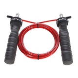 Speed Rope Springseil 311 cm Stahlseil verstellbar Schwarz/Rot | HMS SK48