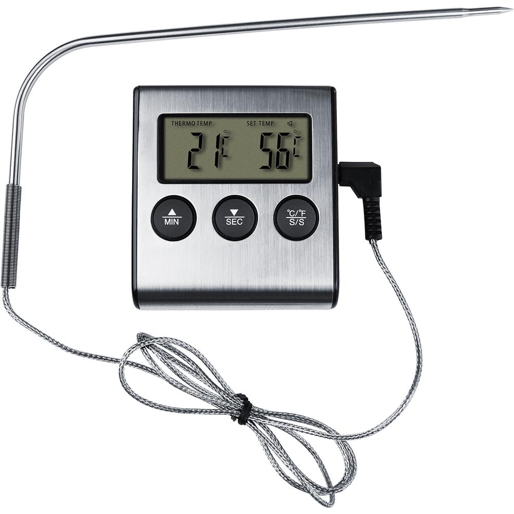 Steba Digitales Bratenthermometer AC 11 – Mit Alarmfunktion und 1 m Kabel für exakte Kerntemperaturmessung