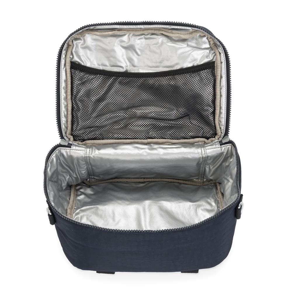 Kipling MIYO, isolierte Lunchbox Tasche mit Trolleyschlaufe, 8L, True Blue Tonal (blau)