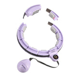 Hula Hoop Reifen mit Zähler, Magneten und Gewicht verstellbar Violett | HMS HHM13