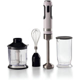 Ariete Moderna Stabmixer-Set, Weiß, 3in1 Pürierstab Set, 1000W, Modernes Design