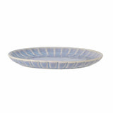 Bloomingville Latina Teller, Blau, 27 cm, Steingut, Speiseteller, dänisches Design