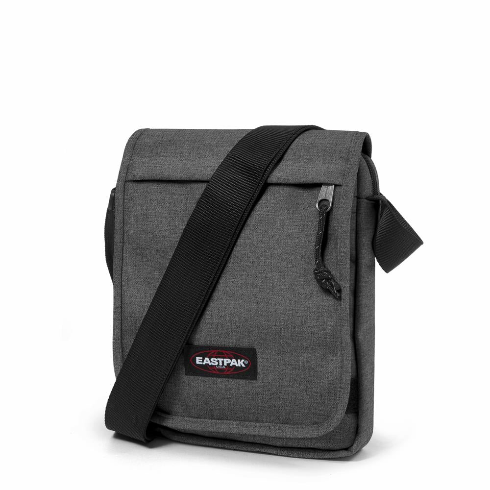 Eastpak FLEX, kleine Umhängetasche, Black Denim (grau), 3,5L, Schultertasche