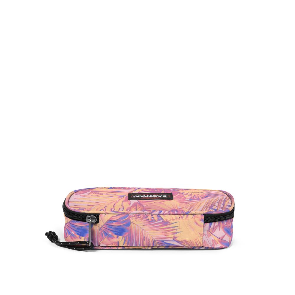 Eastpak OVAL SINGLE, Federmäppchen, Brize RetroSoft (rosa), mittelgroße Federmappe, Federtasche