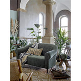 Bloomingville Annli Decke 160x130 cm in Grau aus recycelter Baumwolle, dänisches Design