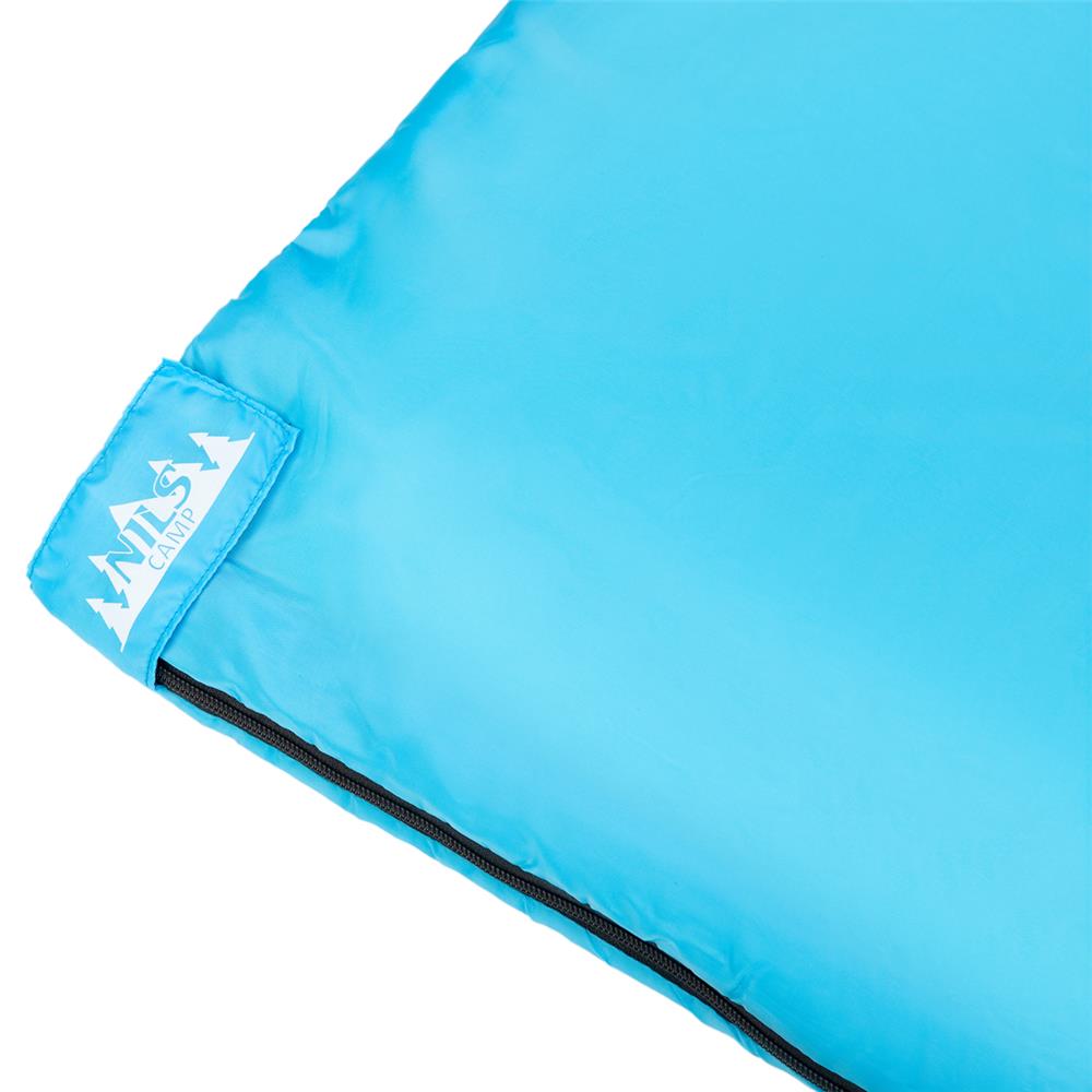 NILS CAMP Schlafsack Blau-Schwarz - leichter Sommerschlafsack für Camping, Trekking & Outdoor