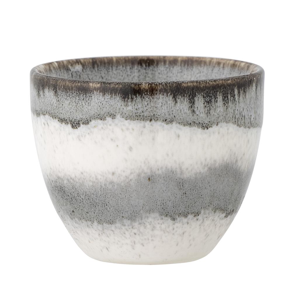 Bloomingville Paula Becher, Grau, 195ml, Steingut, dänisches Design