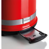 Ariete Moderna Toaster, Rot, 2-Scheiben-Toaster mit 6 Bräunungsstufen, Modernes Design