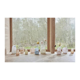 OYOY Lasi Vase Medium 25 x 21,5 cm Rosa Glas Blumenvase Dekovase