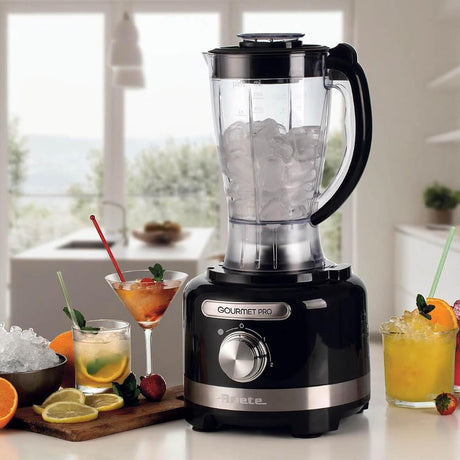 Ariete Moderna Gourmet Pro Küchenmaschine, Schwarz, 1000W, Universalküchenmaschine