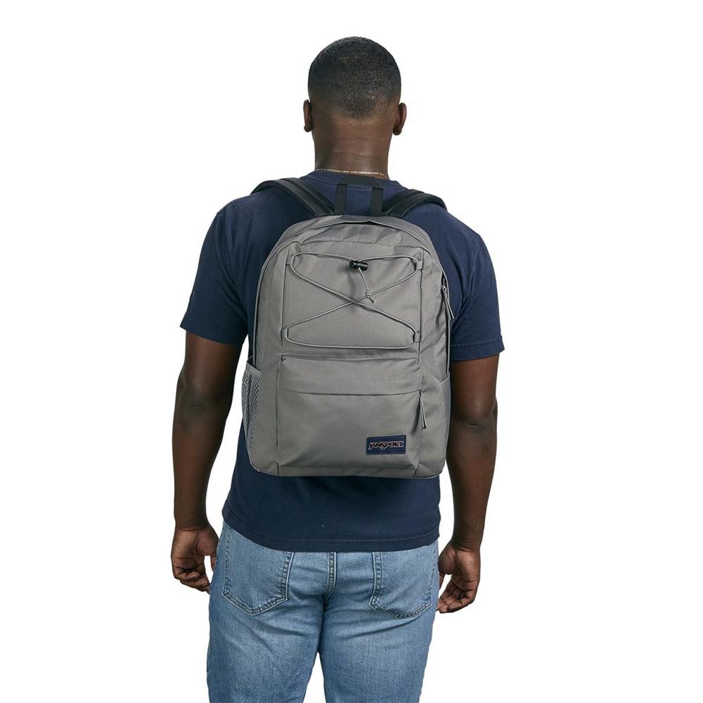 JanSport Flex Pack, Rucksack, Graphite Grey (grau), 26L, mit Laptopfach und Flaschenfach