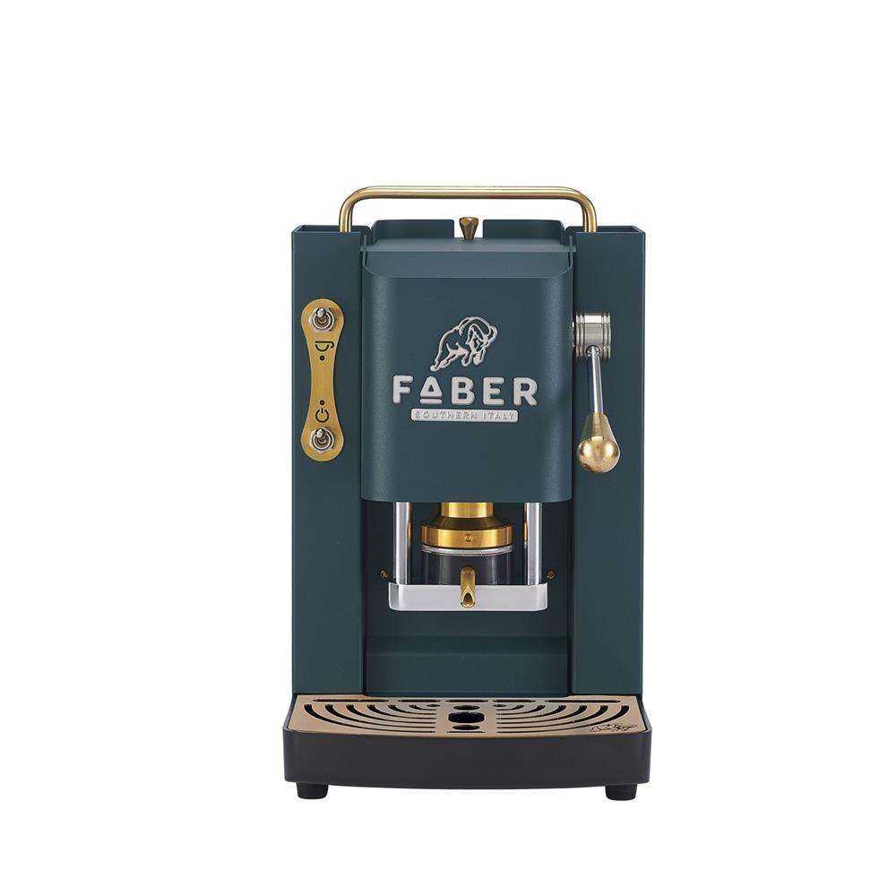 Faber Pro Deluxe 3.0 British Green Messing ESE Pad Kaffeemaschine 44 mm