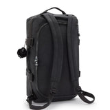 Kipling JONIS Small Weekender Rucksack, Umwandelbar, Laptop-Fach, Schwarz Noir