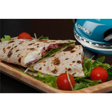 G3Ferrari elektrischer Pizzaofen Delizia 1200 W für Pizza Ø 31cm blau Pizzamaker mit feuerfestem Naturstein