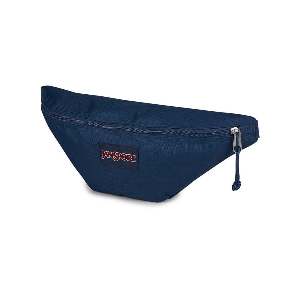 JanSport Swing Waistpack, Gürteltasche, Navy (blau), 4L mit 2 Reißverschlussfächern