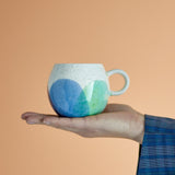 Bloomingville Paula Tasse Blau Steingut 275ml Kaffeetasse