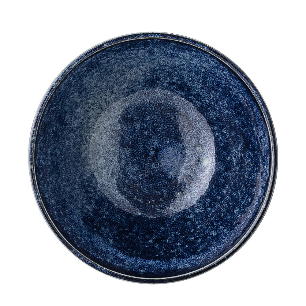 Bloomingville Camellia Schale blau/weiß 370ml Porzellan Müslischale Suppenschüssel dänisches Design