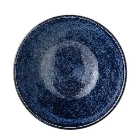 Bloomingville Camellia Schale blau/weiß 370ml Porzellan Müslischale Suppenschüssel dänisches Design