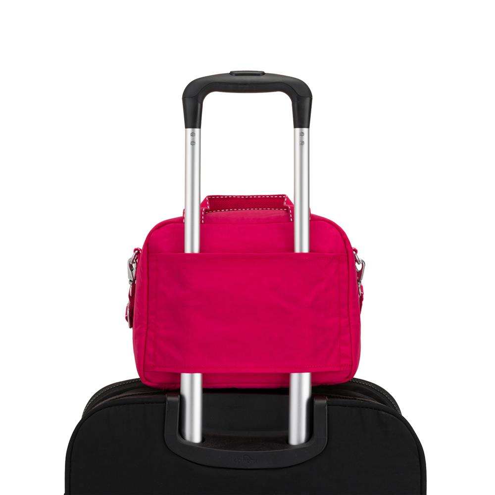 Kipling MIYO, Große Lunchbox, True Pink (pink), Frühstückstasche mit Trolleyschlaufe