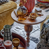 Bloomingville Dinah Teelichthalter braun Steingut organische Form