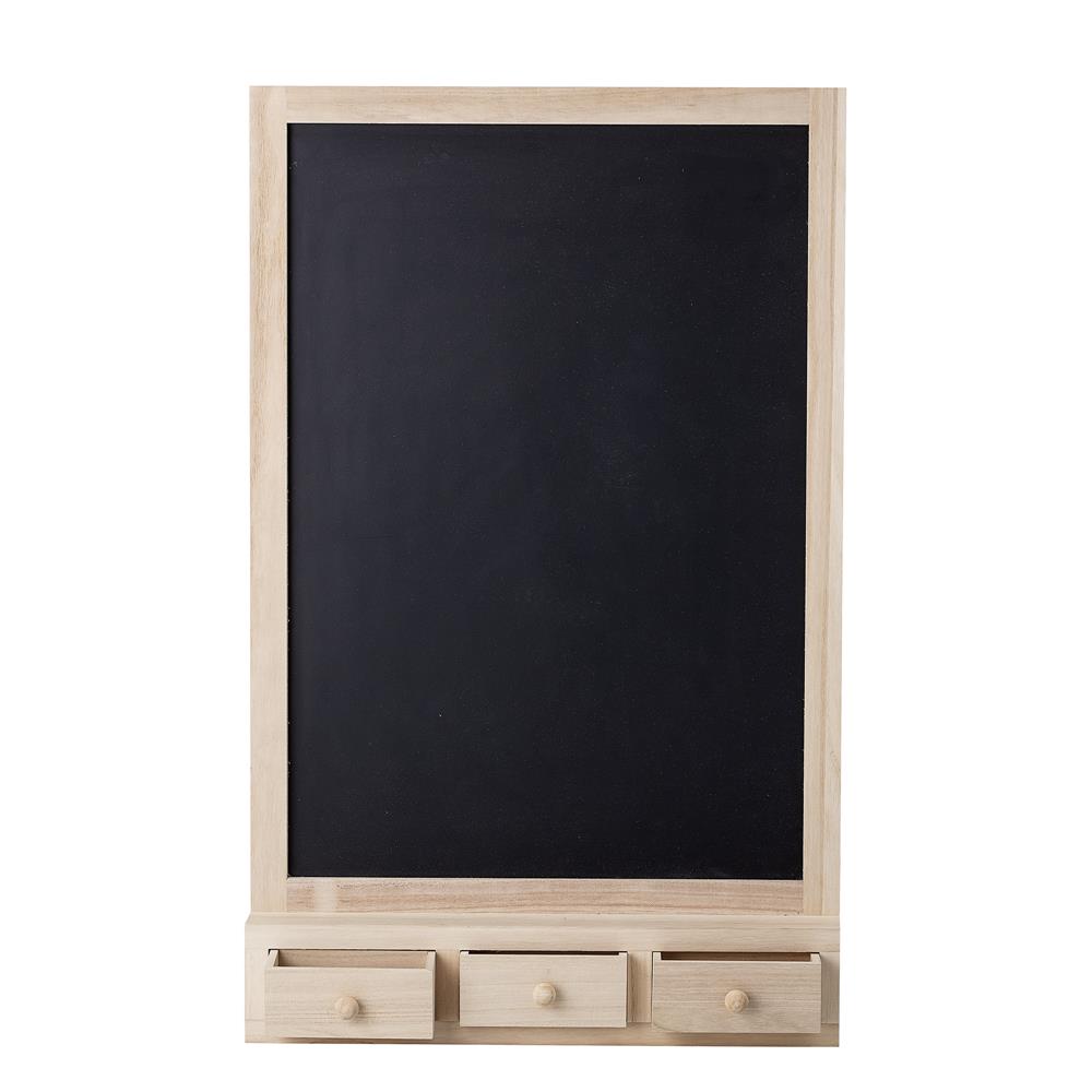 Bloomingville MINI Higma Kindertafel Natur Paulowniaholz Schreibtafel Kreidetafel dänisches Design
