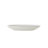Bloomingville Addison Teller Tief Weiß Steingut 22 cm skandinavisch