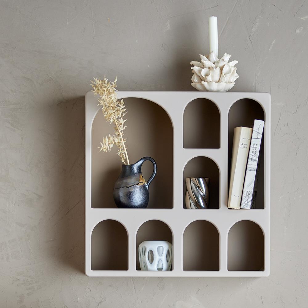 Bloomingville Graphia Bücherregal Braun Holz 48x48x12cm Wandregal