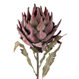 Bloomingville Protea Kunstblume Violett Stiel 76cm Dekoblume