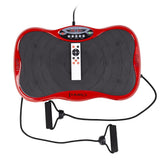 Vibrationsplatte mit Trainingsbändern 150 kg Rot/Schwarz | HMS SVP01