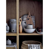 Bloomingville Kendra Teller in Grau 27,5cm aus Keramik Wabi-Sabi Look im nordisch dänischem Design