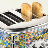 Ariete Positano Toaster, Mediterranes Design, 4-Scheiben-Toaster mit 6 Bräunungsstufen