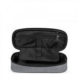 Eastpak OVAL SINGLE, Federmäppchen, Sunday Grey (grau), mittelgroße Federmappe, Federtasche