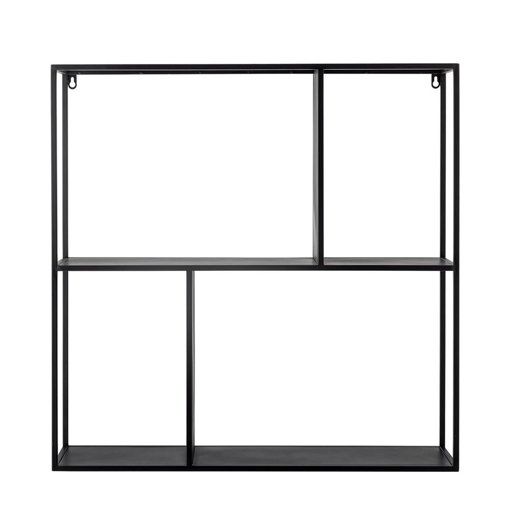 Bloomingville Mack Regal Schwarz Metall 71x71 cm Wandregal