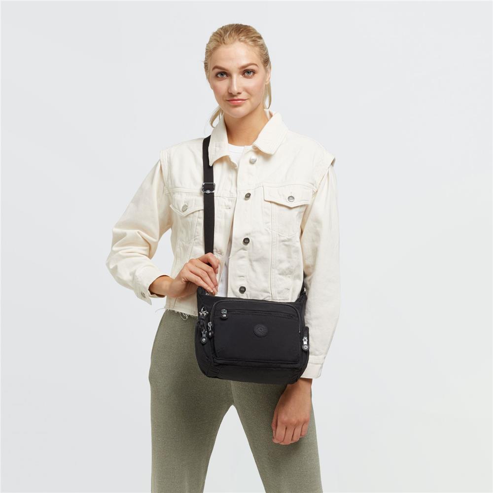 Kipling GABBIE S Umhängetasche Black Noir 7 Liter Handyfach