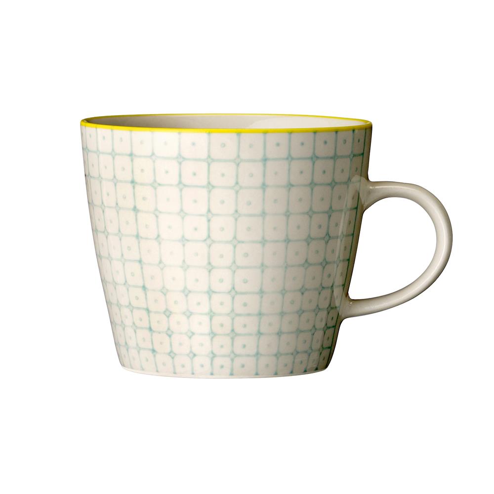 Bloomingville Carla Tassen, 6er Set, Bunt, 300ml, Steingut, dänisches Design