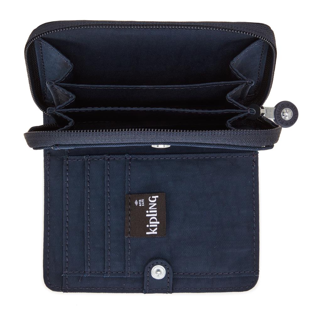 Kipling MONEY LOVE, Mittelgroßes Portemonnaie, Blue Bleu 2 (blau), Geldbörse, Brieftasche