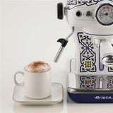 Ariete Capri Espressomaschine, Mediterranes Design, Siebträger Kaffeemaschine, 15 Bar