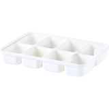 LocknLock Freezer Fit Vorratsdose 1,65 L mit 8er Eiswürfelportionierer - Frischhaltedose, Gefriergeeignet