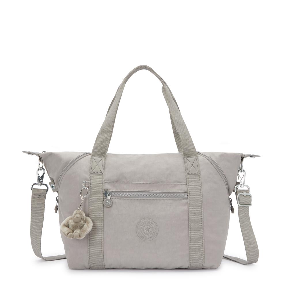 Kipling ART, Handtasche, Grey Gris (grau), Tasche mit abnehmbaren Trägern & viel Stauraum