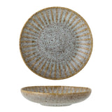 Bloomingville Fleur Teller, Natur, 22cm, Steingut, dänisches Design